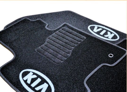 Купити Килимки в салон ворсові для Kia Sportage 2015- Чорні 5 шт 32868 Килимки для KIA
