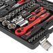 Купить Набор инструментов профессиональный 1/2" & 1/4" 72 ед., Cr-V INTERTOOL ET-6073 77913 Наборы инструментов - 4 фото из 16