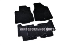 Купити Автомобільні килимки ворсові Hyundai IX35 2010- Premium Чорні 32814 Килимки для Hyundai