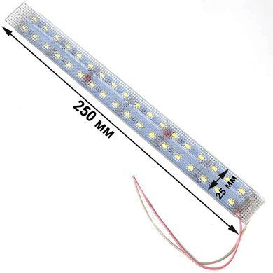 Купить Подсветка салона диодная двойная Призма алюминий 12V - 25 см 2А 36LED Белый свет (5630) 26361 Подсветки - Стопы внутрисалонные