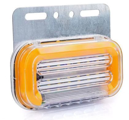 Купити Габаритний вогонь LED для вантажівки 12/24В 110х40 см Функція повороту / Підсвічування номера Жовтий 1 шт 100338 Габаритні вогні