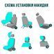 Купить Накидка для сидения Алькантара Verona Premium L Черные-Красная Нить 1 шт (Оригинал) 86543 Накидки для сидений Premium (Алькантара) - 3 фото из 6