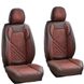 Купить Чехлы Накидки для сидений Voin 5D Передние Коричневые Коричневый кант (VB-8828 BR) 67118 Накидки для сидений Premium (Алькантара) - 1 фото из 4