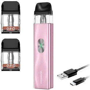Купити Бaraтopaзовий Haбip VP Xros 4 Mini 1000mAh 2 мл (Картриджів 0.8 ОМ 3 шт) Ice Pink Рожевий 80158 Стартові Набори (Рідина та Картриджі)
