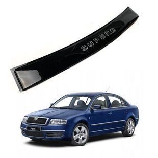 Купити Cпойлер заднього скла козирок для Skoda SuperB 2001-2008 Voron Glass 42598 Спойлери на заднє скло