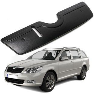 Купити Зимова Накладка на решітку радіатора Skoda Octavia A5 З 2010-2014 Матова Решітка FLY 8124 Зимові накладки на решітку радіатора