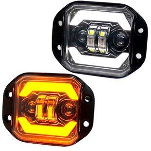 Купить Bi-LED Фара дополнительная 24W (9W*4) 10-60V 125x90x55 мм с DRL Ближний и Дальний свет 1 шт 66034 Дополнительные LЕD фары