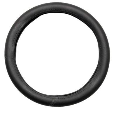 Купить Чехол руля Elegant M 37-39 см Объемная 10 см 1 шов Кожа Черный (EL 105 812) 101362 Чехлы Руля Кожаные