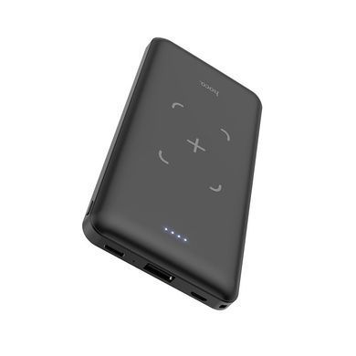 Купити Портативный Аккумулятор Power Bank Hoco J50 Surf 10000 mAh Черный 44640 Портативні зарядні пристрої Power Bank (Повербанк)