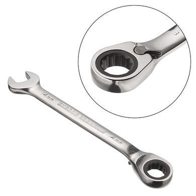 Купить Ключ комбинированный с трещоткой 14 мм Cr-V; PROF DIN3113 INTERTOOL XT-1314 78195 Гаечные ключи и Наборы