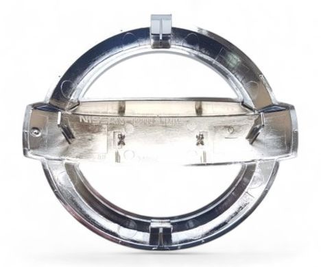 Купити Емблема Nissan Хром 129х110 мм (4 направляючі) 628891JA0A 90089 Емблеми на іномарки