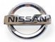Купити Емблема Nissan Хром 129х110 мм (4 направляючі) 628891JA0A 90089 Емблеми на іномарки - 1 фото из 5