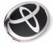 Купити Емблема під склом Toyota Чорна 100х69 мм на скотчі (Завод) 88916 Емблеми на іномарки