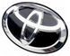 Купить Эмблема под стеклом Toyota Черная 100х69 мм на скотче (Завод) 88916 Эмблемы на иномарки - 3 фото из 5
