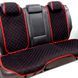 Купить Накидки для сидений задние Алькантара Verona Premium L Черные-Красная Нить (Оригинал) 86544 Накидки для сидений Premium (Алькантара)
