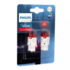 Купити Світлодіод 12V бесцок. W21/5 Philips 11066U30RB2 LED Red Ultinon Pro3000 2шт 25776 Світлодіоди - Philips, NARVA