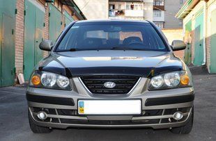 Купити Дефлектор капоту мухобійка для Hyundai Elantra 2003-2006 7262 Дефлектори капота Hyundai
