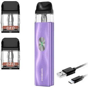 Купити Бaraтopaзовий Haбip VP Xros 4 Mini 1000mAh 2 мл (Картриджів 0.8 ОМ 3 шт) Ice Purple Пурпурный 80159 Стартові Набори (Рідина та Картриджі)
