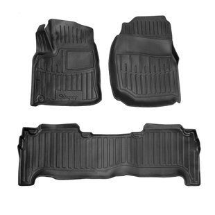 Купити Комплект 3D килимків в салон Lexus LX (UZJ100) (1998-2007) 3 шт 92474 Килимки для Lexus
