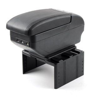 Купити Підлокітник Універсальний Milex 145x320x155 мм 9 USB Чорний 33494 Підлокітники в авто