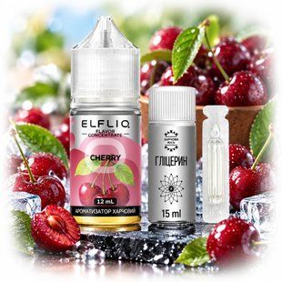 Купити ЕІf Lіq Aroma 30 ml Cherry Вишня (Самозаміс 3в1) 110920 Рідини від EL
