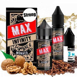 Купити Piдина Самозаміс Flavorlab Infinity MAX 30мол 50мг Monaco Тютюн з горіхом 79871 Рідини FL