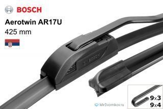 Купить Щетка стеклоочистителя дворник Bosch Aerotwin 550 мм AR22U 1 шт (3397008537) 43037 Дворники бескаркасные