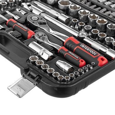 Купить Набор инструментов 1/2" & 1/4", 110 ед., SUPER LOCK STORM, Cr-V INTERTOOL ET-8110 77863 Наборы инструментов