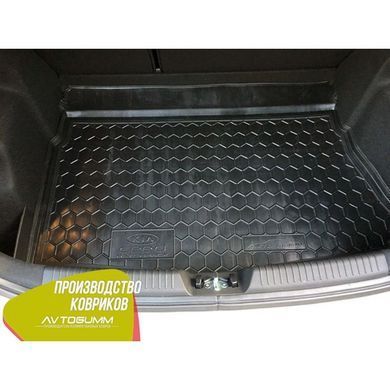 Купити Автомобільний килимок в багажник Kia Ceed JD 2012- Hatcхечбекack base/mid / Гумо - пластик 42129 Килимки для KIA