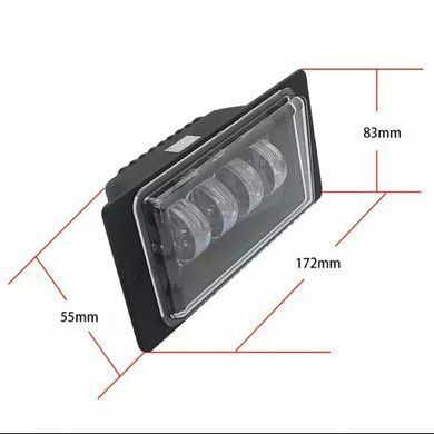 Купить Противотуманные фары LED фары ВАЗ 2110-15 / 40W / Линзованные черный отражатель / 174X84X46мм / IP67 / 2 шт 32555 Противотуманные фары ВАЗ