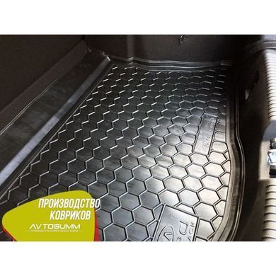 Купити Автомобільний килимок в багажник Kia Ceed JD 2012- Hatcхечбекack base/mid / Гумо - пластик 42129 Килимки для KIA