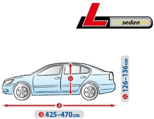 Купить Тент автомобильный для Седана Kegel-Blazusiak L 470 x 136 См Basic Garage (5-3963-241-3021) 40587 Тенты для седанов