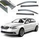 Купить Дефлекторы окон ветровики Benke для Skoda SuperB III 2015- седан Хром Молдинг Из Нержавеющей Стали 3D 58310 Дефлекторы окон Skoda - 1 фото из 9