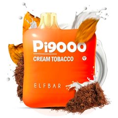 Купить Flavors Pi 9000pf Cream Tobacco Кремовый Табак 73103 Одноразовые POD системы