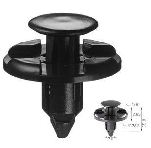 Купить Клипса крыло и подкрылки Subaru, Honda, Nissan, Infiniti, Mitsubishi (90914-0051, 909140051) (C1419) 74011 Фиксатор распорный с фиксацией