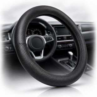 Купити Чохол керма Elegant M 37-39 см Об'ємна 10 см 1 шов Перфорація Шкіра Чорний (EL 115 371) 101366 Чохли Руля Шкіряні