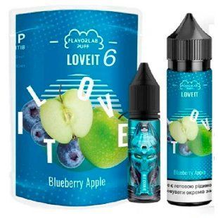 Купити Piдина Самозаміс Flavorlab Love IT 60ml 6мг (органіка) Blueberry Apple Черника Яблоко 79822 Рідини FL