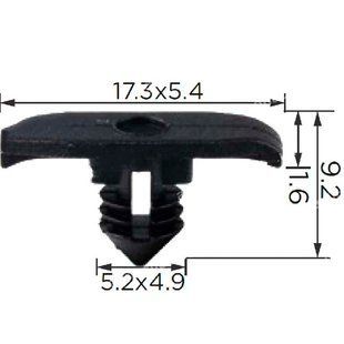 Купити Кліпса ущільнювача Volkswagen, Audi, Seat, Skoda (OEM: 1H0823717, 1H0 823 717, 10660) (C1694) 74218 Фіксатор типу цвях