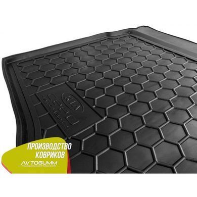 Купить Автомобильный коврик в багажник Kia Ceed (JD) 2012- Hatcхечбекack (base/mid) / Резиновый (Avto-Gumm) 28629 Коврики для KIA