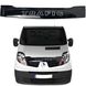 Купить Дефлектор капота мухобойка Renault Trafic 2001-2014 (Короткая 145 мм) Voron Glass 60834 Дефлекторы капота Renault - 1 фото из 5