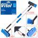 Купити Щітка для миття авто з телескопічною ручкою Vitol 78-130 см (SC1960) 86910 Щітки для миття