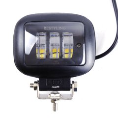 Купити Світлодіодна додаткова LED фара 45W (15W*3) 10-30V 120x100x60 mm (Близький-жовтий Далеко-білий) 38807 Додаткові LЕD фари