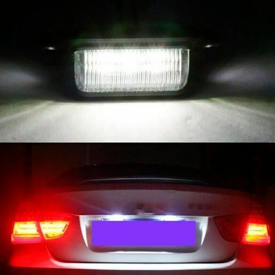 Купити LED Підсвічування Номери універсальні Thoc Auto 12/24V 6 LED 2 шт Чорна (4382) 65782 Підсвічування - Номери