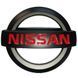 Купить Эмблема руля Nissan матовая Черная d=50 мм (по кругу) Пластикна скотче (Завод) 88377 Эмблемы на иномарки
