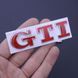 Купити Емблема напис GTI скотч 3М 75 мм металева Польща 22091 Емблема напис на іномарки - 2 фото из 2