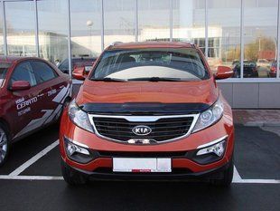 Купити Дефлектор капоту мухобійка для Kia Sportage 2010- 3476 Дефлектори капота Kia