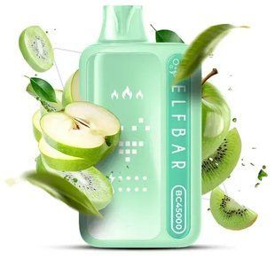 Купить ЕІf Ваг ВС 45000 25ml Sour Apple kiwi Кислое яблоко киви 101183 Одноразовые системы