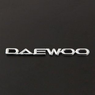 Купити Емблема напис Daewoo Хром Пластикна скотче (Завод) 89454 Емблема напис на іномарки