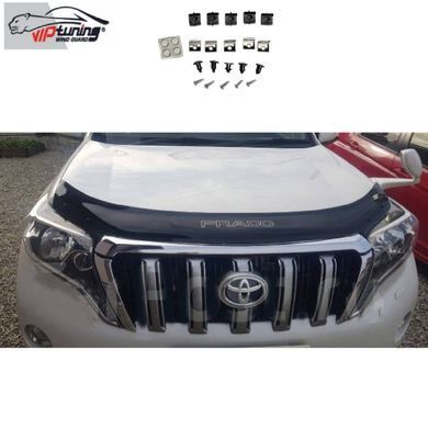 Купити Дефлектор капоту мухобійка для Toyota Land Cruiser Prado 150 2013-2017 (Vip Tuning) TYA66 7163 Дефлектори капота Toyota