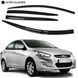 Купить Дефлекторы окон ветровики для Hyundai Accent 2011-2017 4 шт (Auto Clover) 89986 Дефлекторы окон Hyundai - 1 фото из 4
